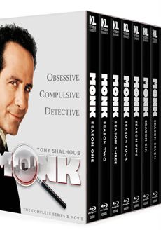 Monk: The Complete Series & Movie Blu-ray
