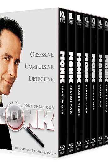 Monk: The Complete Series & Movie Blu-ray